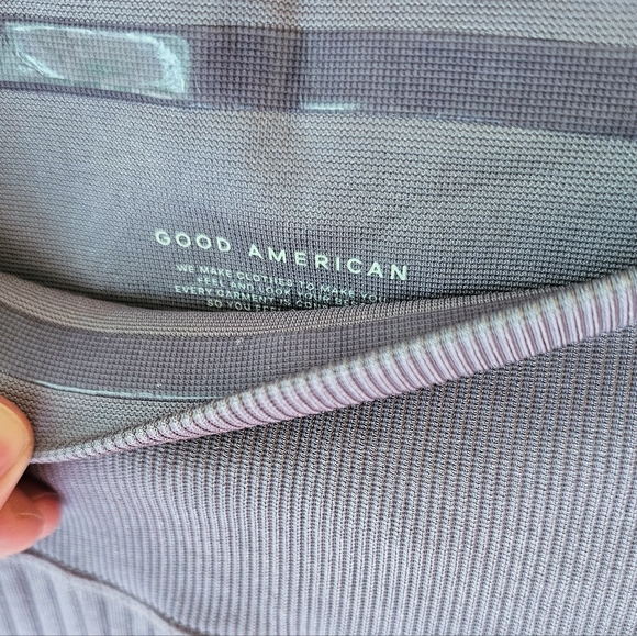 1/2 - Good American Shine Seamless Legging - Dusty Violet - Picture 7 of 8